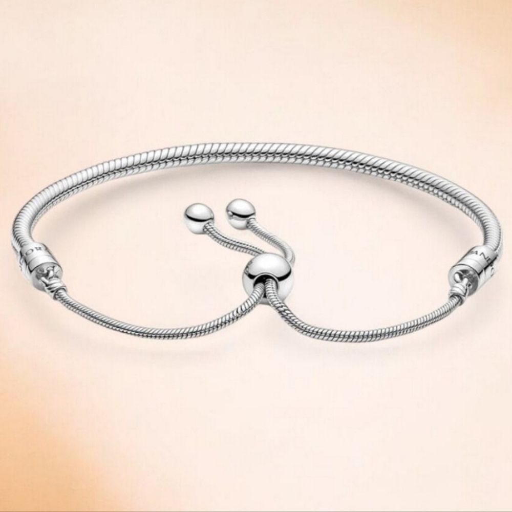 Pandora Moments Snake Chain Slider Bracelet